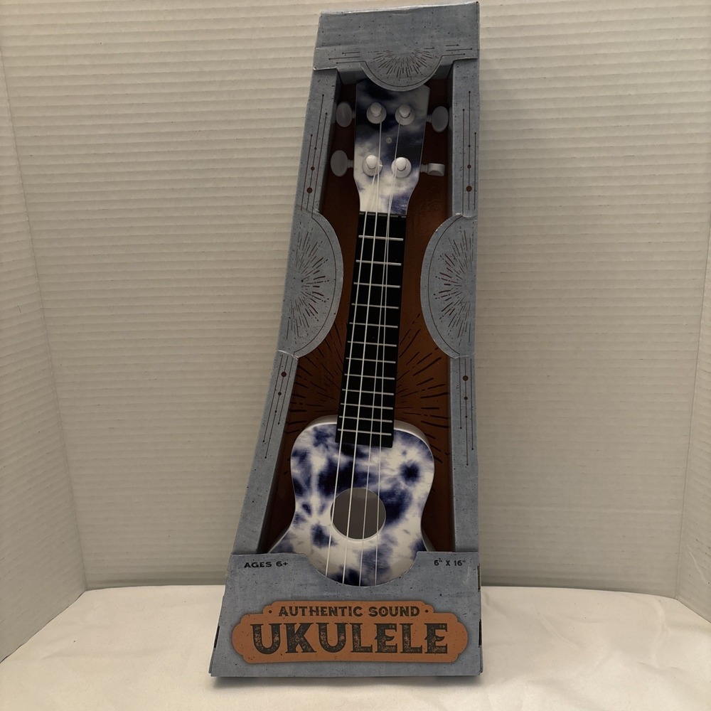 Authentic Sound Ukulele 6"x16" Kids Musical Instrument Toy Ages 6+ NEW